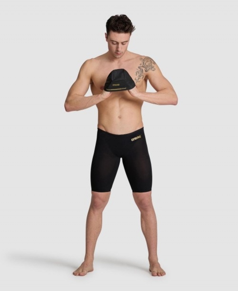 Black Arena Powerskin Carbon Air2 50th Anniversary Limited Edition Jammer Men's Racing Suit | 97616319