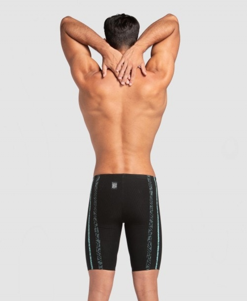 Black Arena Powerskin Primo Jammer Men's Racing Suit | 56825729