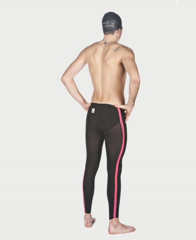 Black Arena Powerskin R-evo+ Open Water Pant Men's Swim Trunks | 35688746