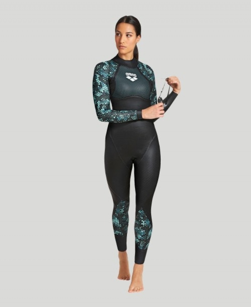 Black Arena Powerskin Storm Women's Wetsuit | 41086473