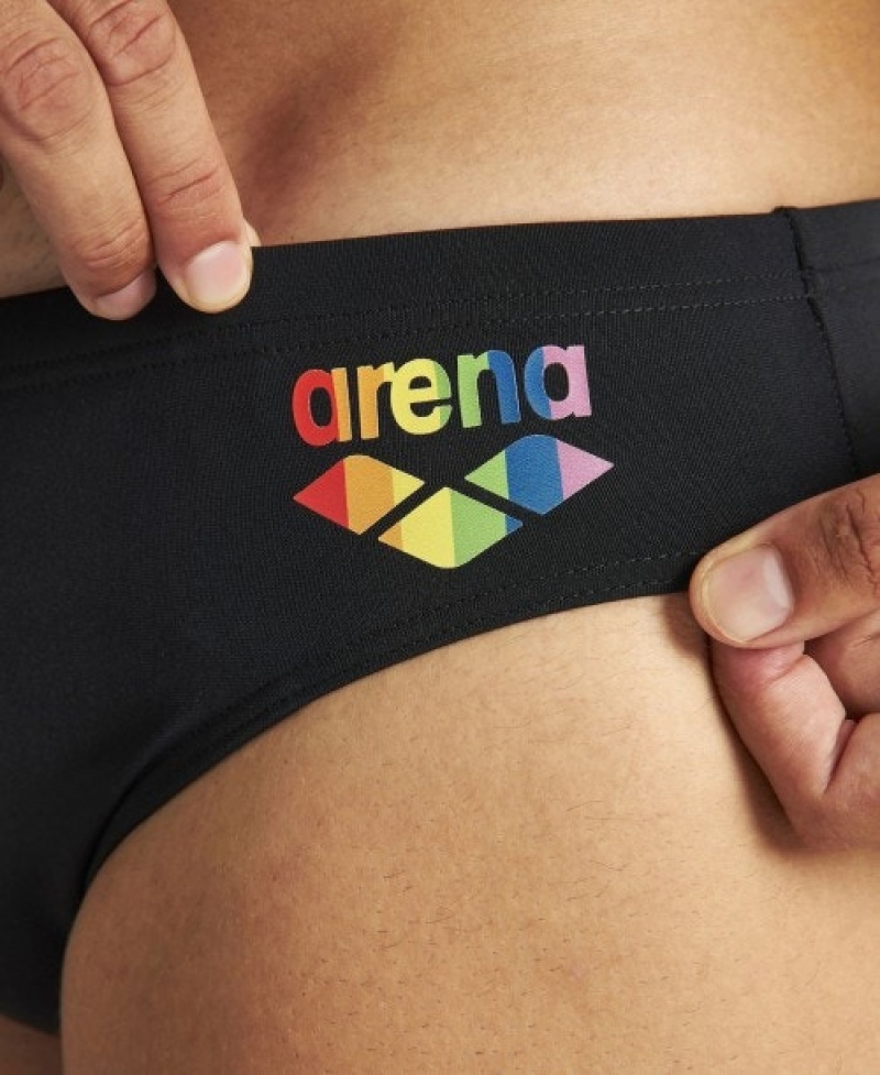 Black Arena Pride Men's Briefs | 81717808