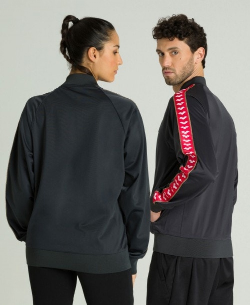 Black Arena Relax Iv Nations Team Men's Jackets | 46721739