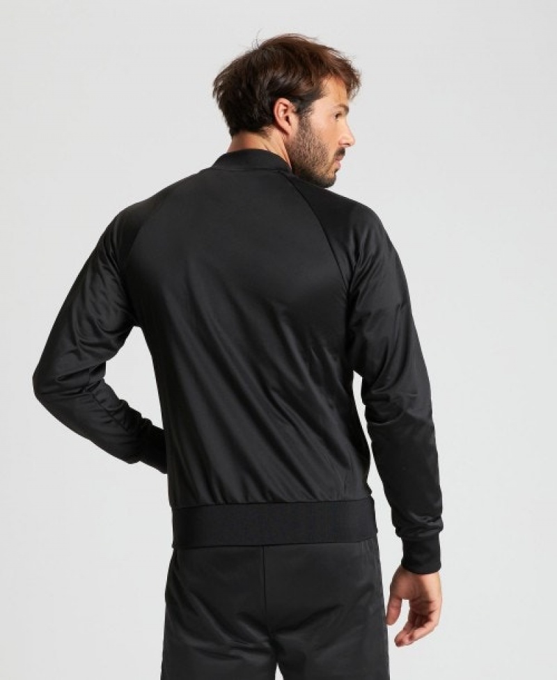 Black Arena Relax Iv Team Full-zip Men's Jackets | 34283211