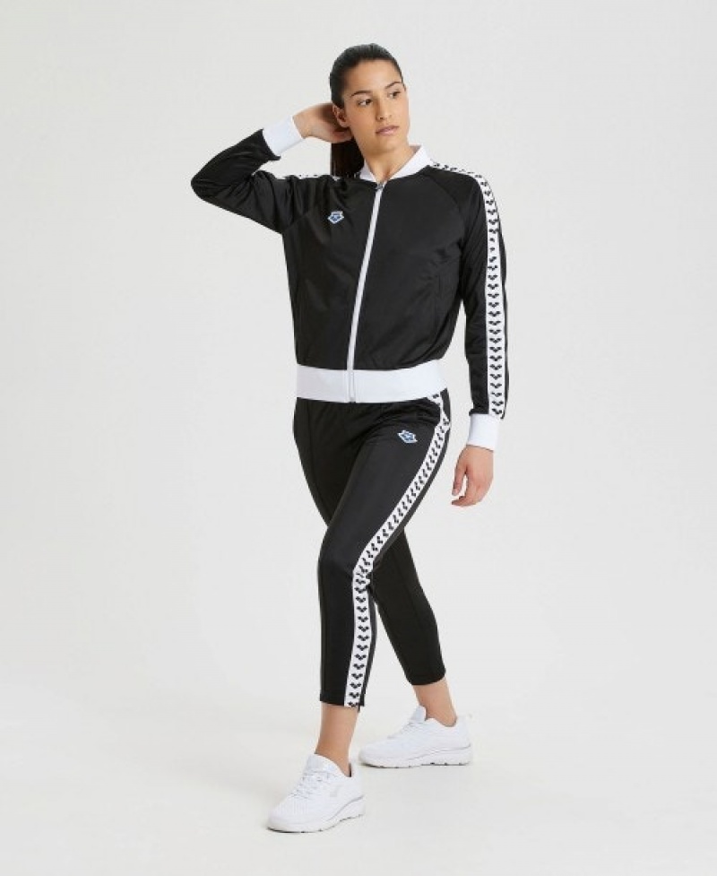 Black Arena Relax Iv Team Full-zip Women's Jackets | 9865530