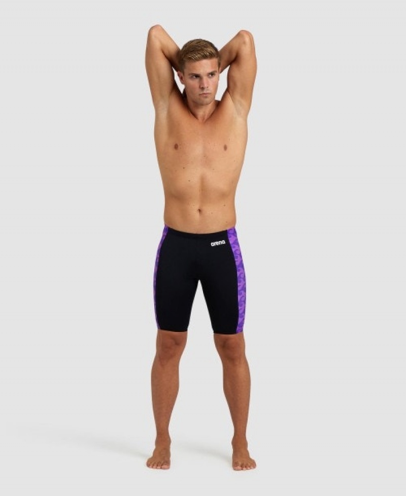 Black Arena Ride The Wave Jammer Men's Swim Shorts | 95635514