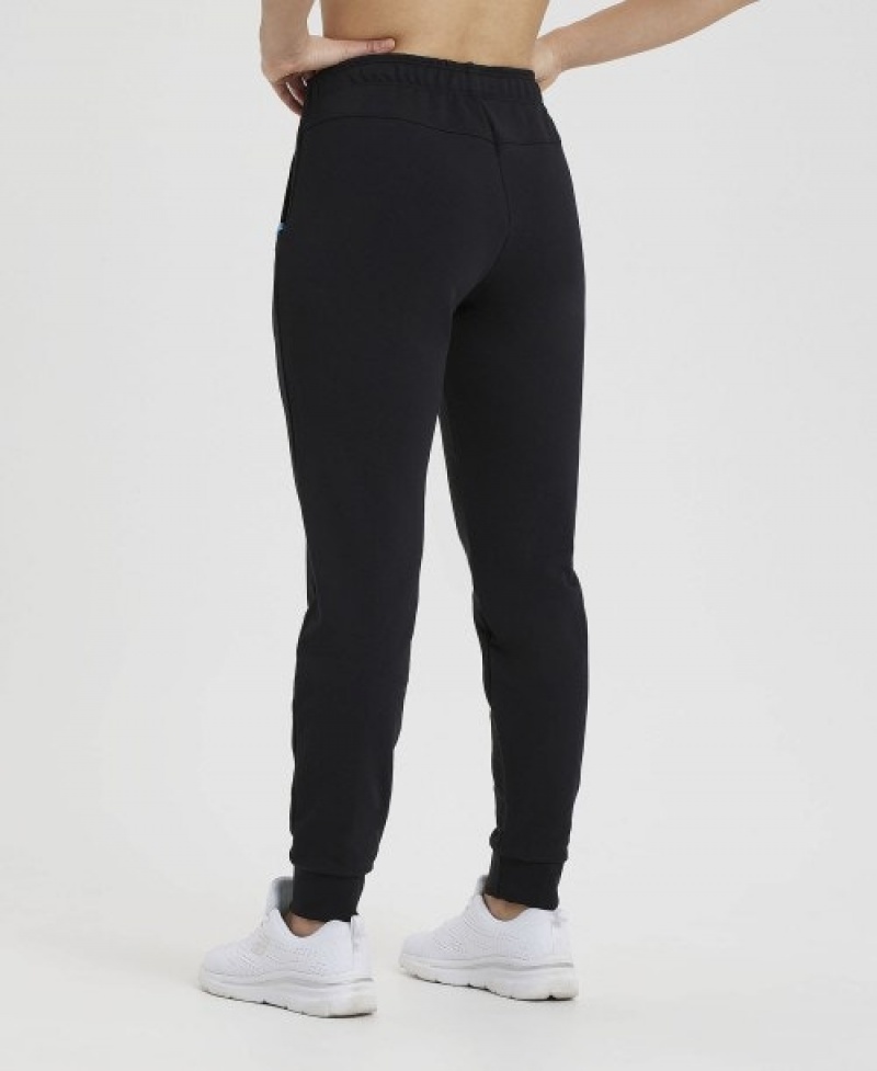 Black Arena Solid Team Women's Pants | 88150110