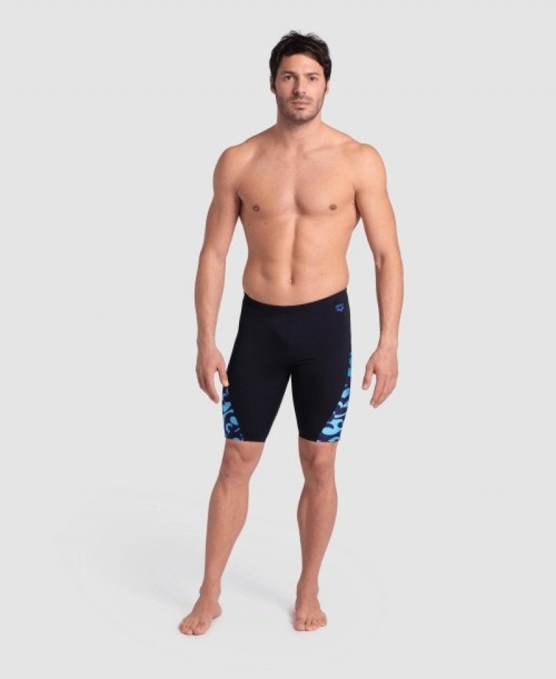 Black Arena Surfs Up Swim Jammer Men's Swim Shorts | 87966581