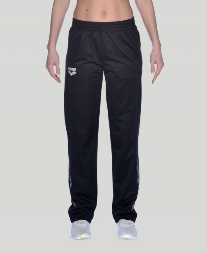 Black Arena Team Line Knitted Poly Men's Pants | 21127382