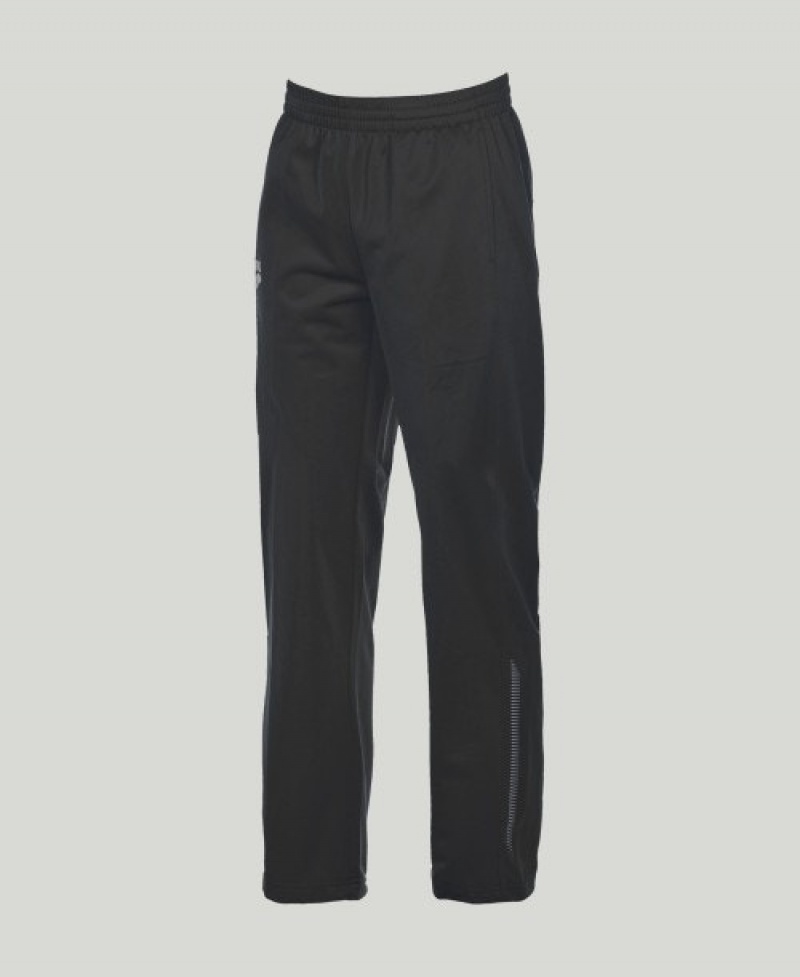 Black Arena Team Line Knitted Poly Men's Pants | 21127382