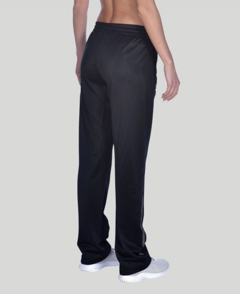 Black Arena Team Line Knitted Poly Men's Pants | 21127382