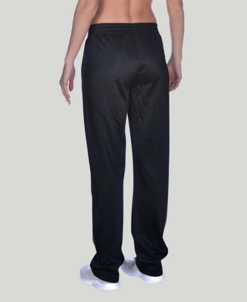 Black Arena Team Line Knitted Poly Men's Pants | 21127382