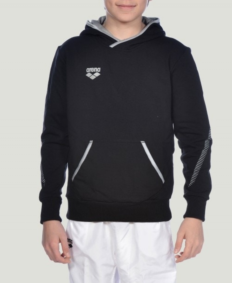 Black Arena Team Line L/S Boys' Hoodie | 86654326