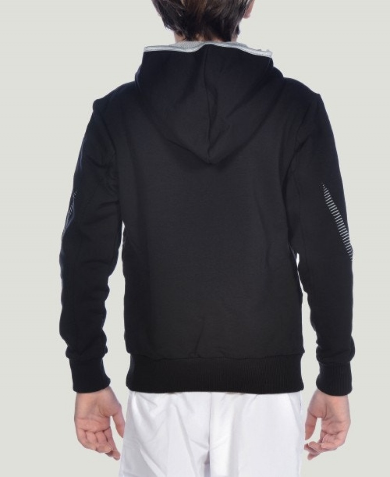 Black Arena Team Line L/S Boys' Hoodie | 86654326