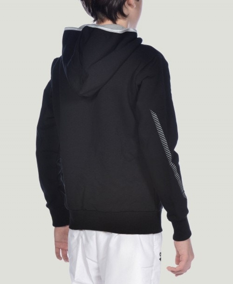 Black Arena Team Line L/S Boys' Hoodie | 86654326