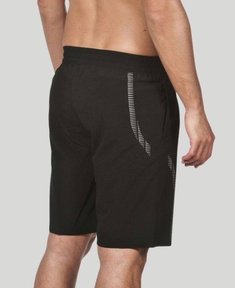 Black Arena Team Line Men's Shorts | 70718882