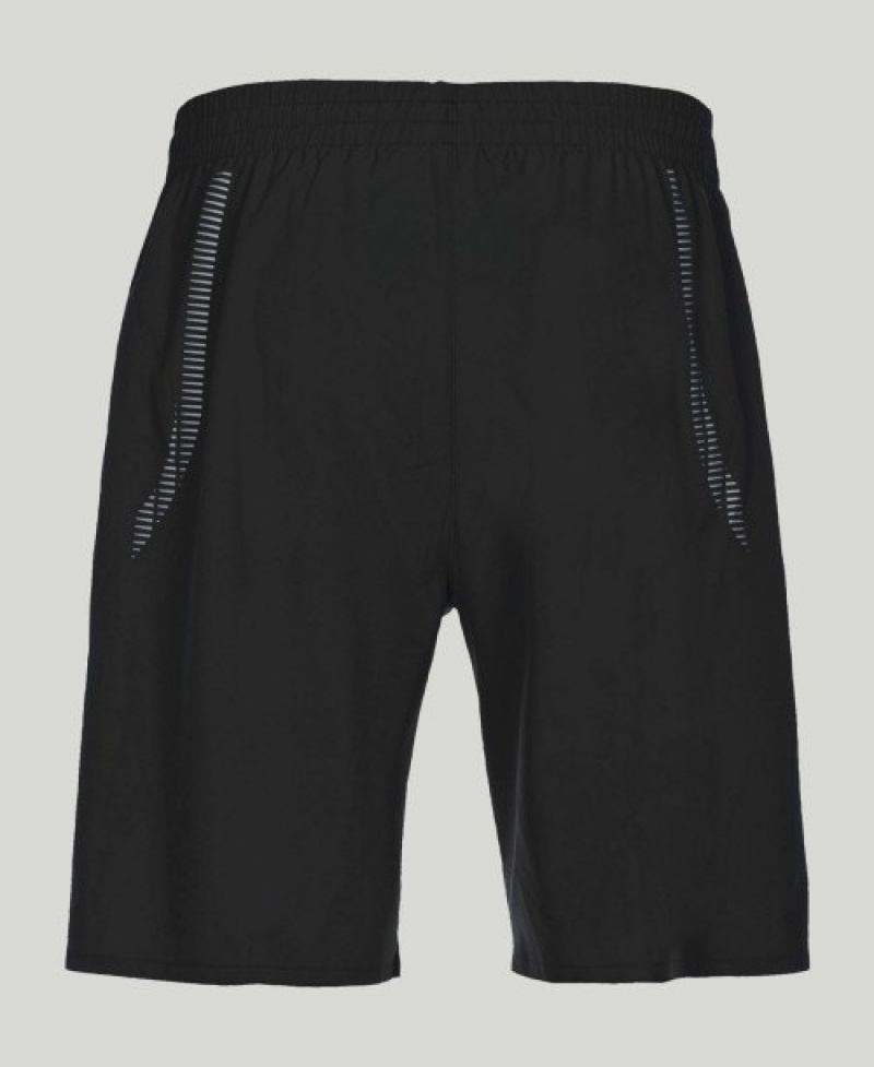 Black Arena Team Line Men's Shorts | 70718882