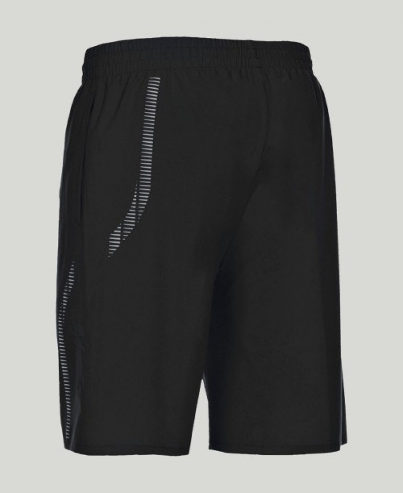 Black Arena Team Line Men's Shorts | 70718882