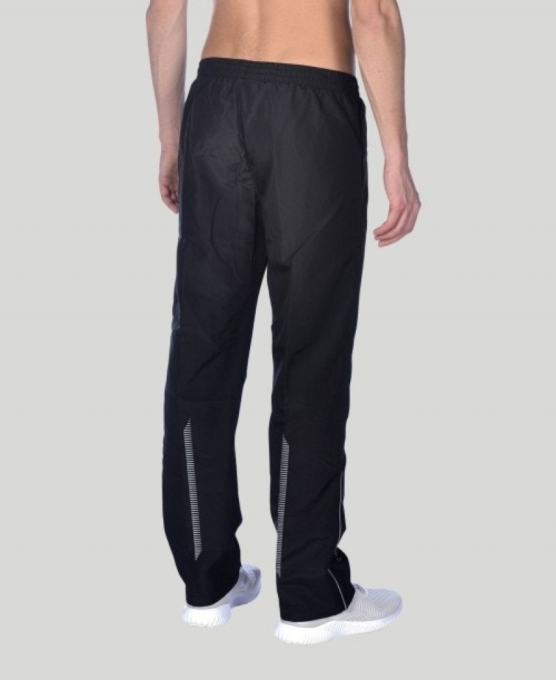 Black Arena Team Line Warm-up Men's Pants | 72464933