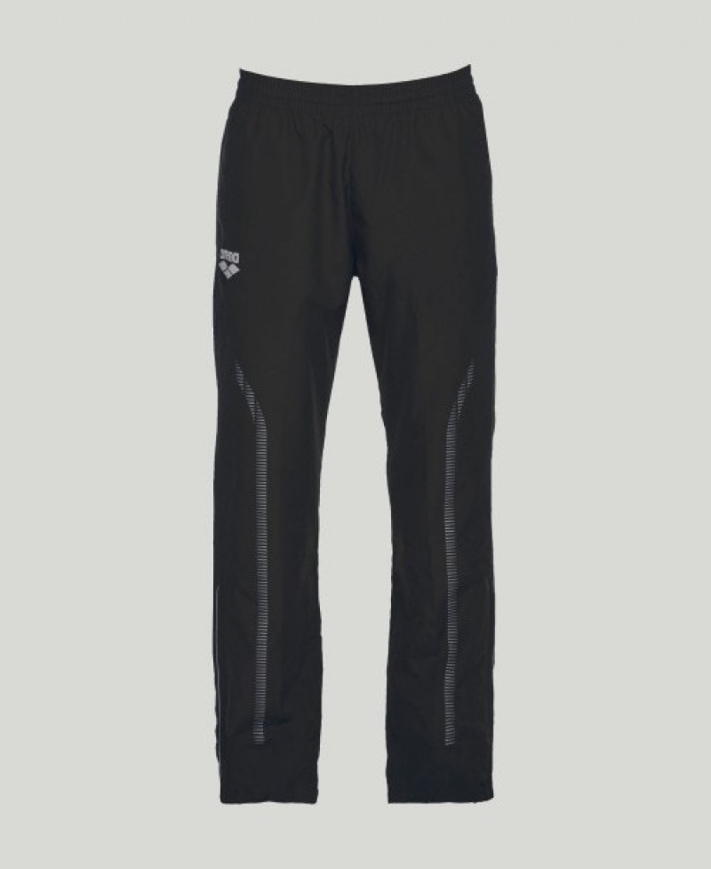 Black Arena Team Line Warm-up Women's Pants | 90376480