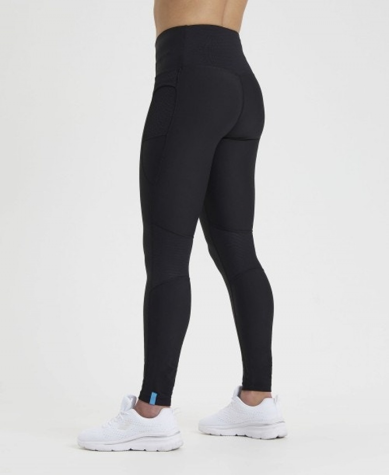 Black Arena Team Long Panel Women's Tight | 1104452