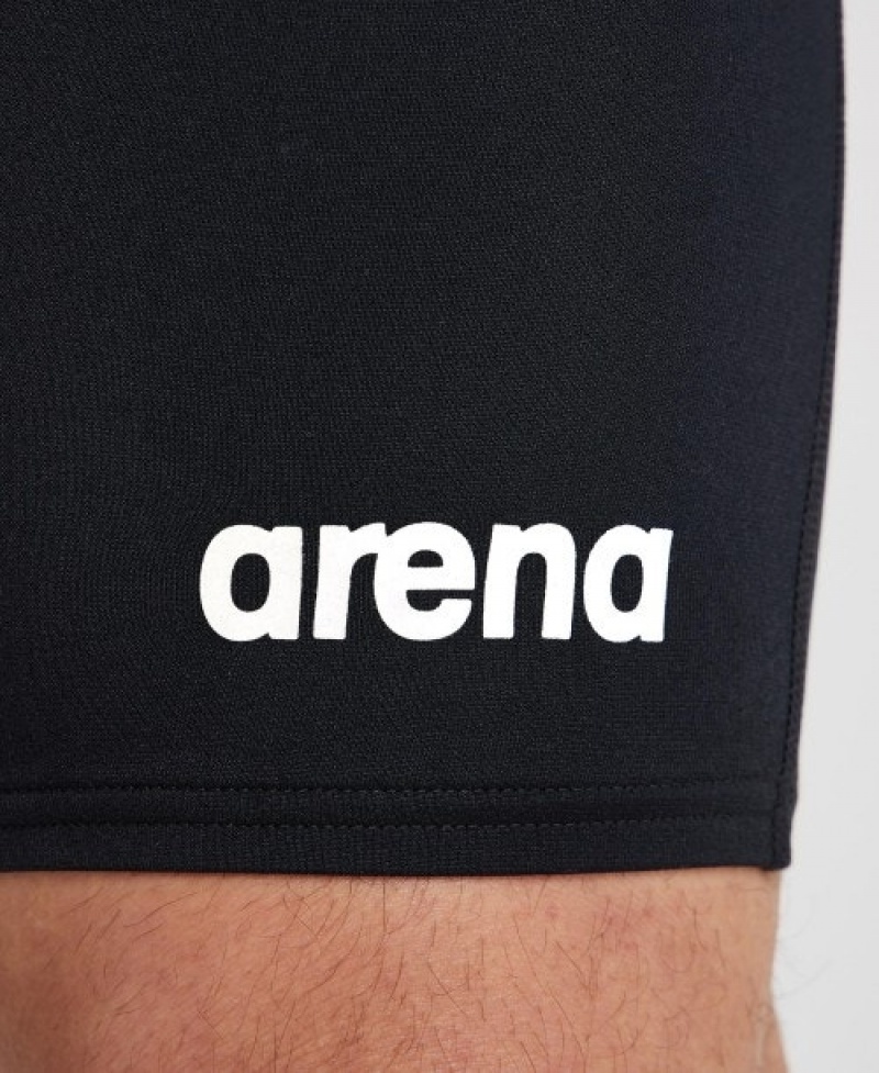 Black Arena Team Solid Jammer Men's Swim Shorts | 23703505