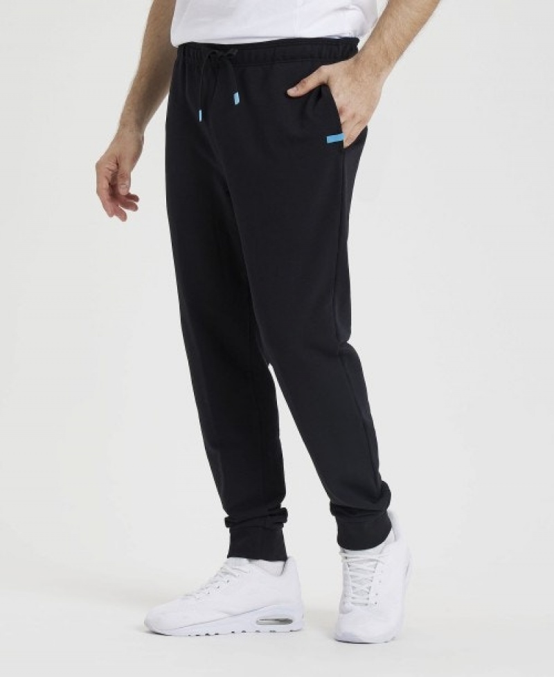 Black Arena Team Solid Men's Pants | 75481862