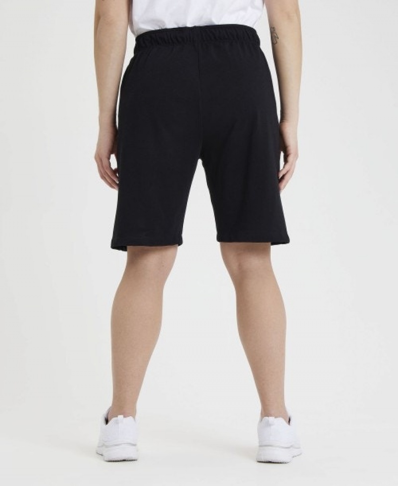 Black Arena Team Solid Men's Shorts | 29694230