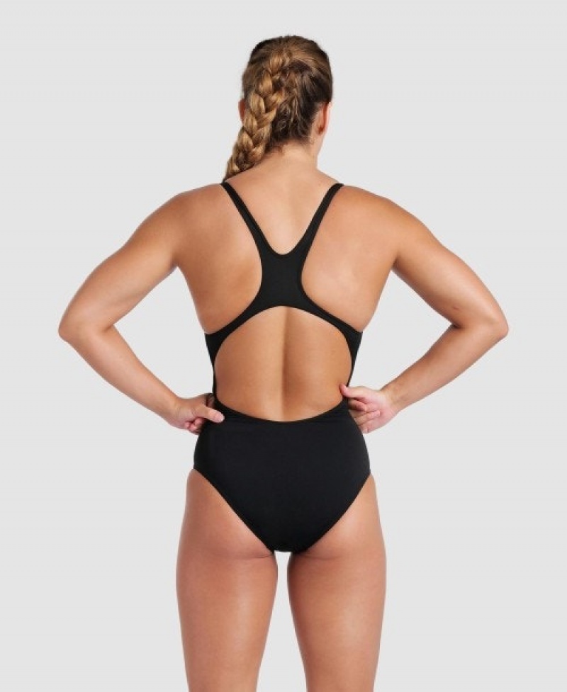 Black Arena Team Swim Pro Solid Women's Swimsuits | 45960600