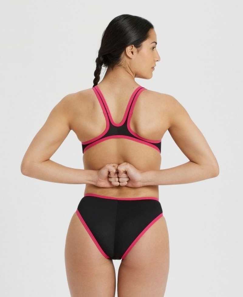 Black Arena Tech Back Women's Swimsuits | 6373661