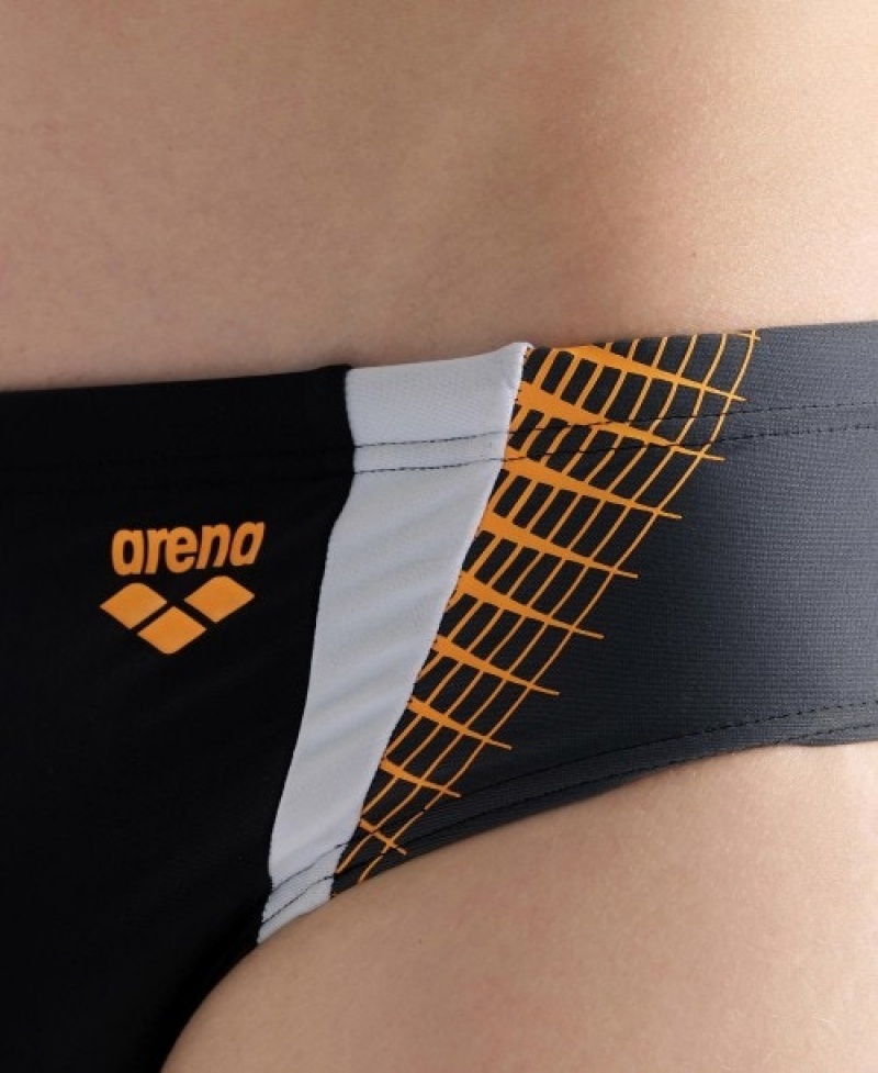 Black Arena Threefold Men's Briefs | 27638238