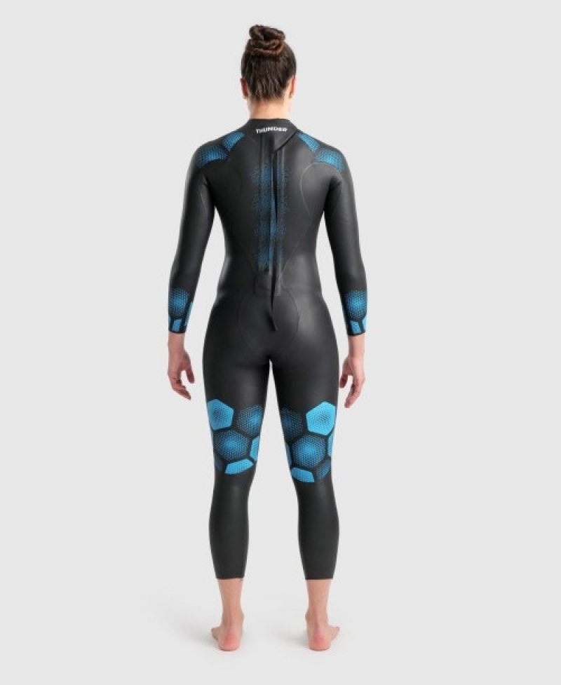 Black Arena Thunder Women's Wetsuit | 91061999