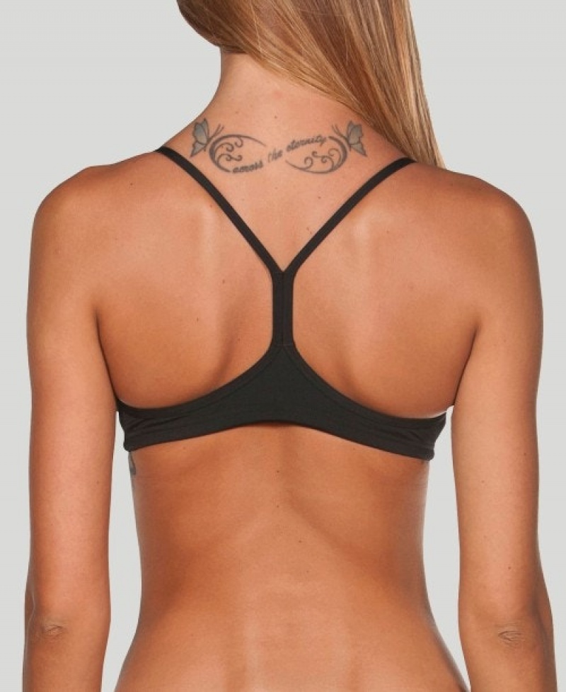 Black Arena Top Women's Bandeau | 94245739