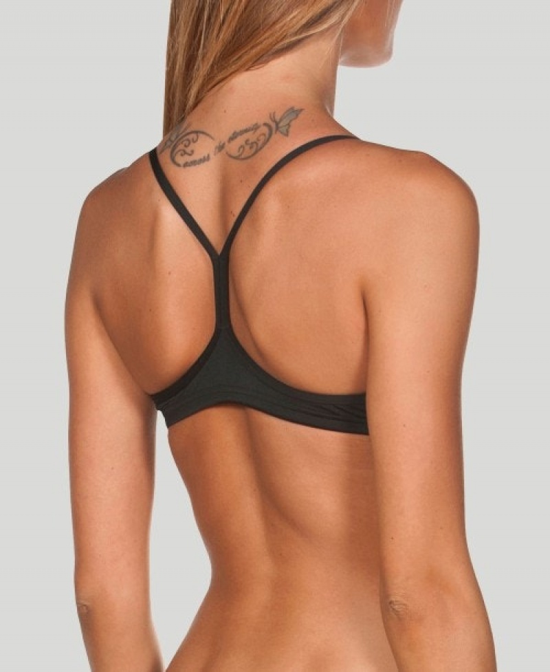 Black Arena Top Women's Bandeau | 94245739