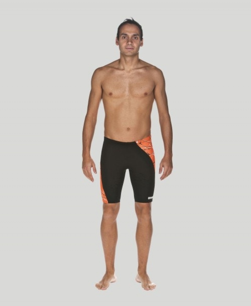 Black Arena Water Jammer Men's Swim Shorts | 39752959