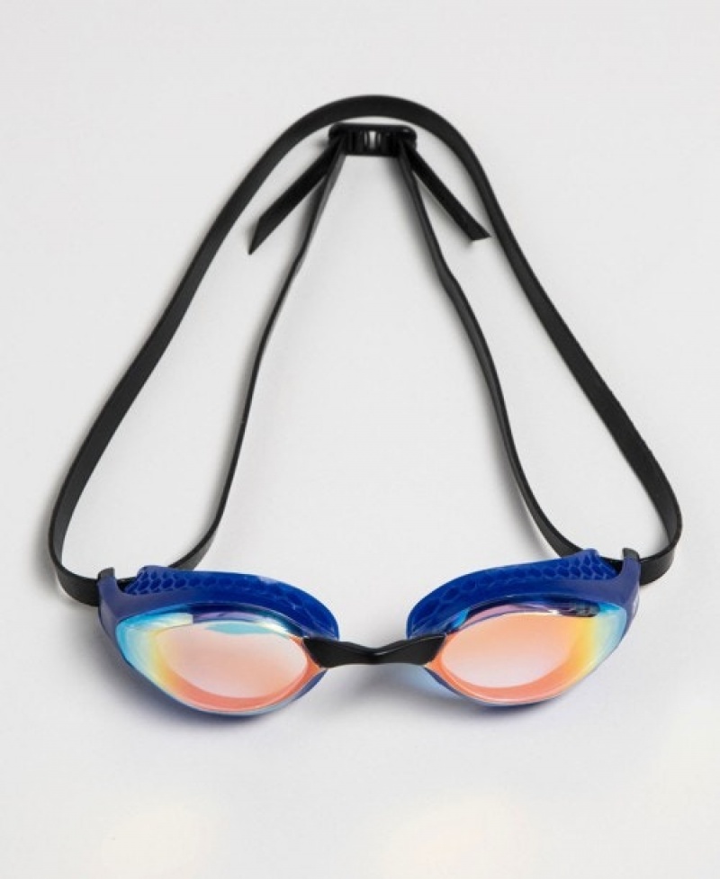 Blue Arena Air Speed Mirror Women's Swimming Goggles | 83915424