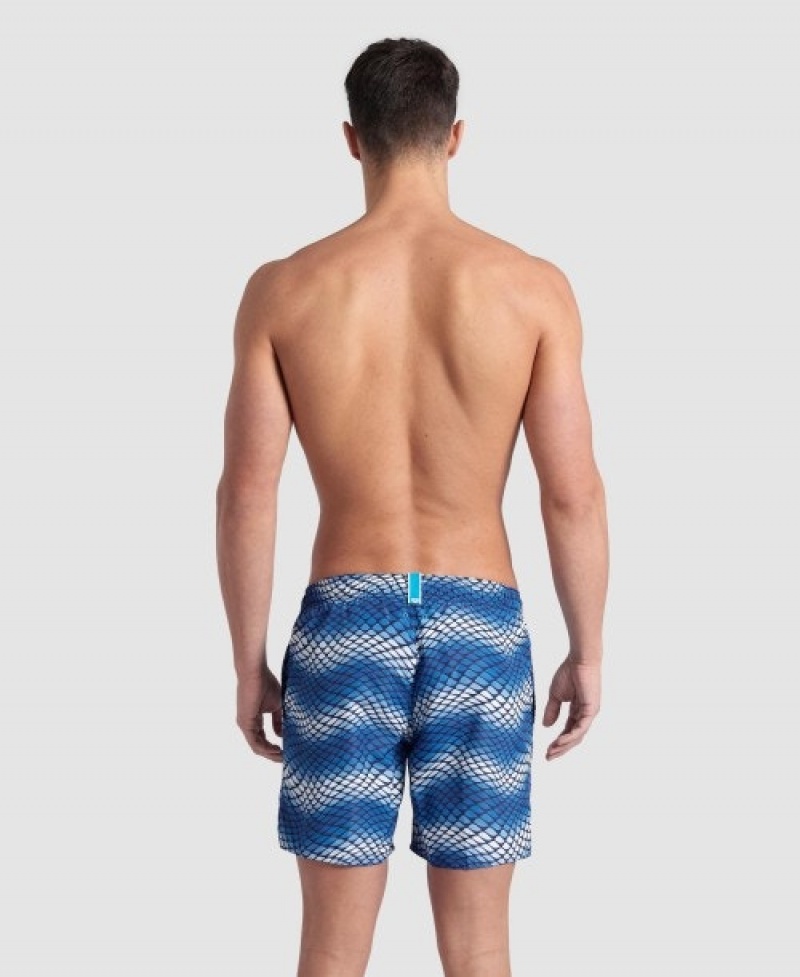 Blue Arena Allover Beach Men's Boxer | 33879272