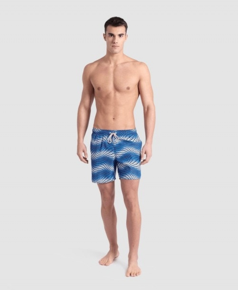 Blue Arena Allover Beach Men's Boxer | 33879272