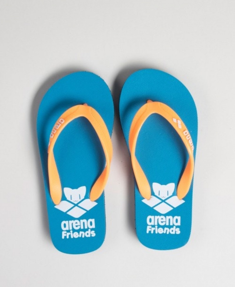 Blue Arena Flip Flops Junior Women's Flip Flops | 42674205