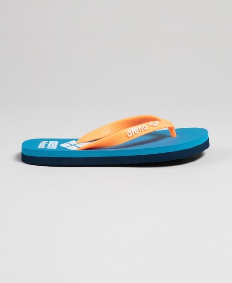 Blue Arena Flip Flops Junior Women's Flip Flops | 42674205