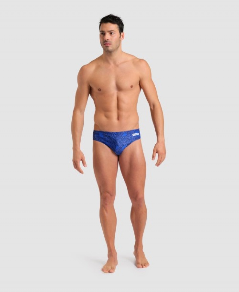 Blue Arena Hydrange Bouquet Men's Briefs | 17252163