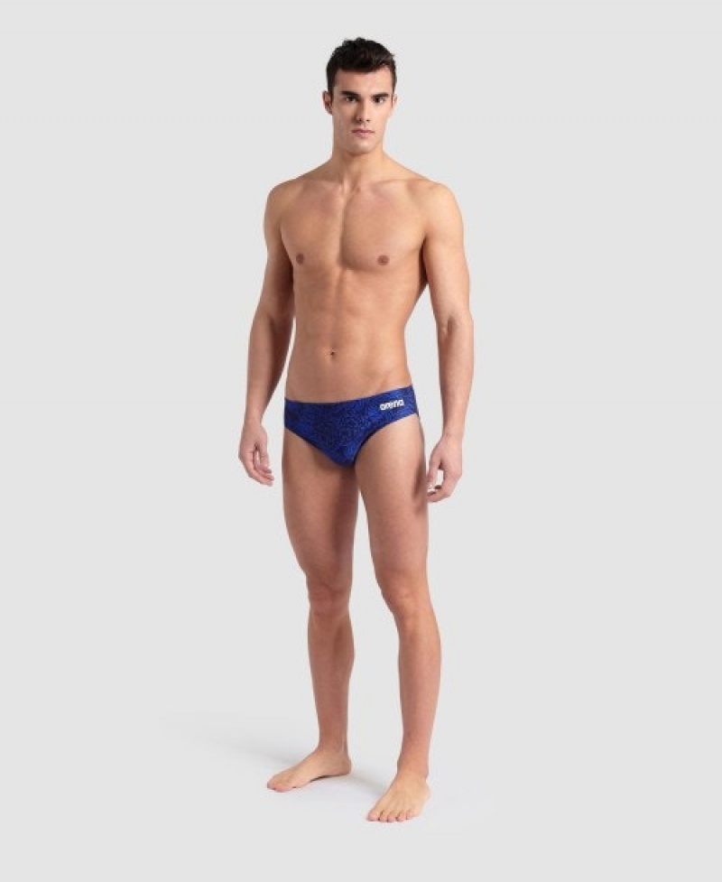 Blue Arena Hydrange Bouquet Men's Briefs | 17252163