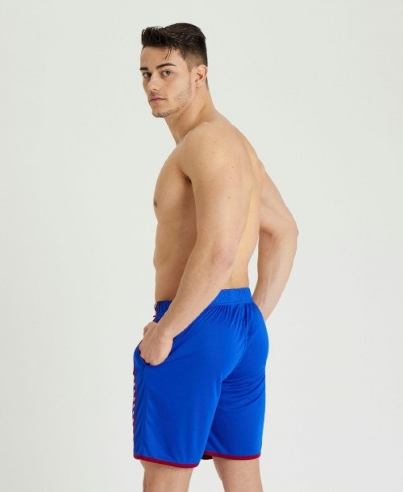 Blue Arena Icons Beach Men's Shorts | 89159499