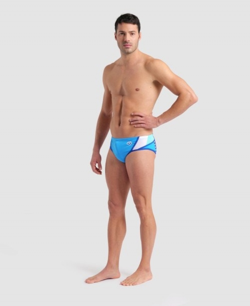 Blue Arena Icons Panel Men's Briefs | 17221012