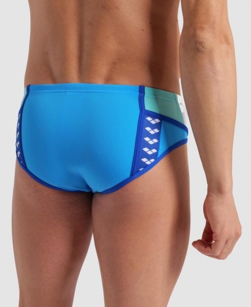 Blue Arena Icons Panel Men's Briefs | 17221012