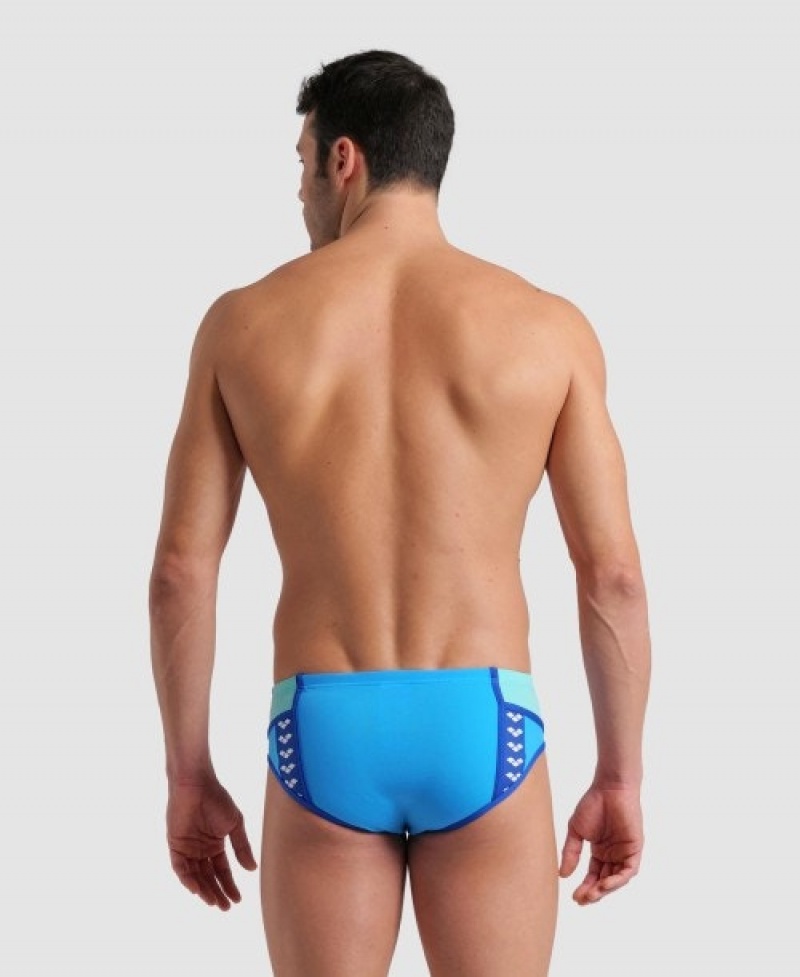 Blue Arena Icons Panel Men's Briefs | 17221012