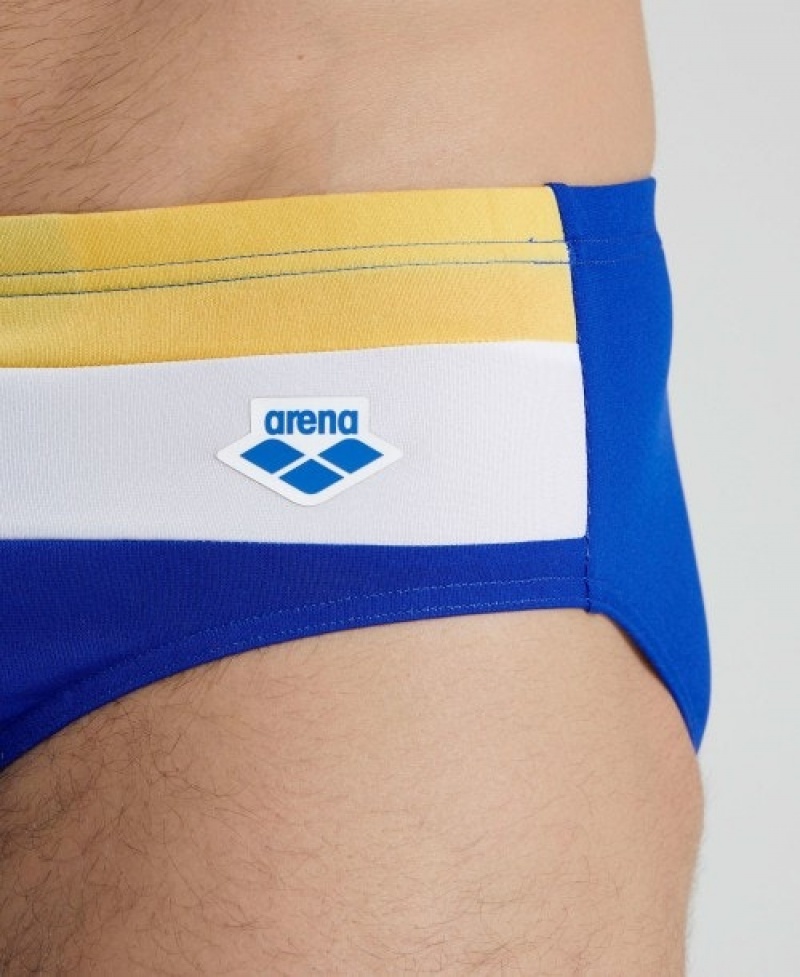 Blue Arena Icons Panel Men's Briefs | 61351431