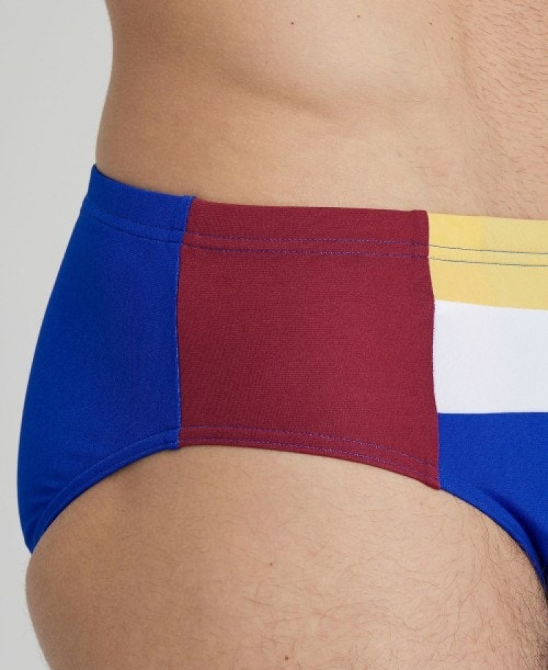 Blue Arena Icons Panel Men's Briefs | 61351431