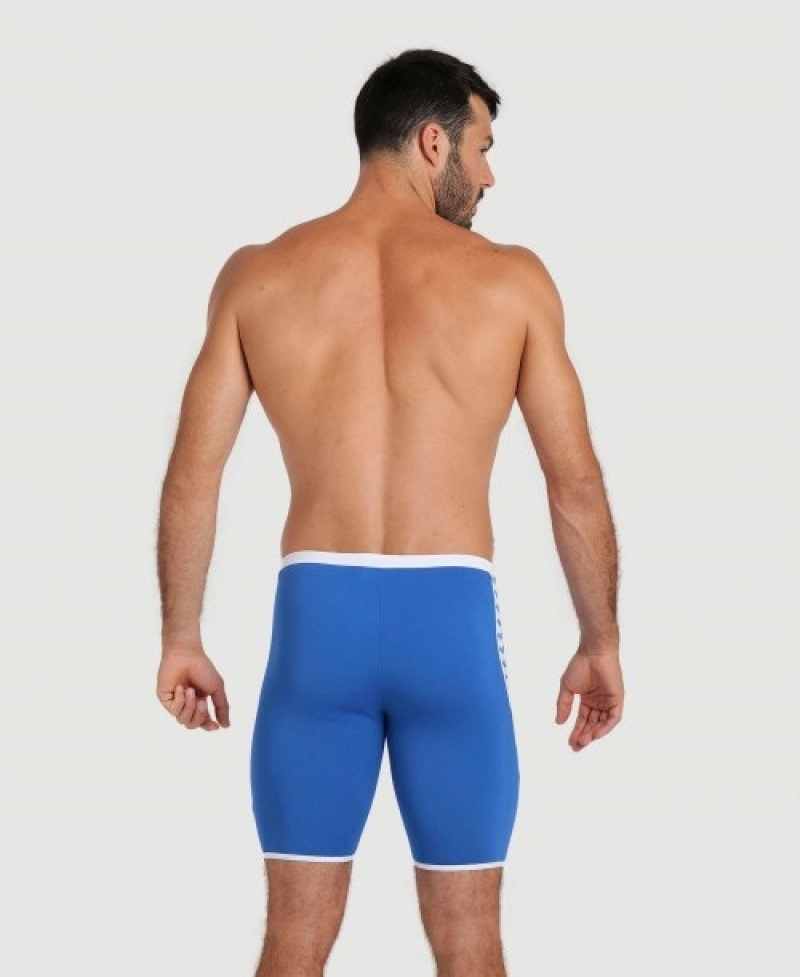 Blue Arena Icons Solid Jammer Men's Swim Shorts | 91594573