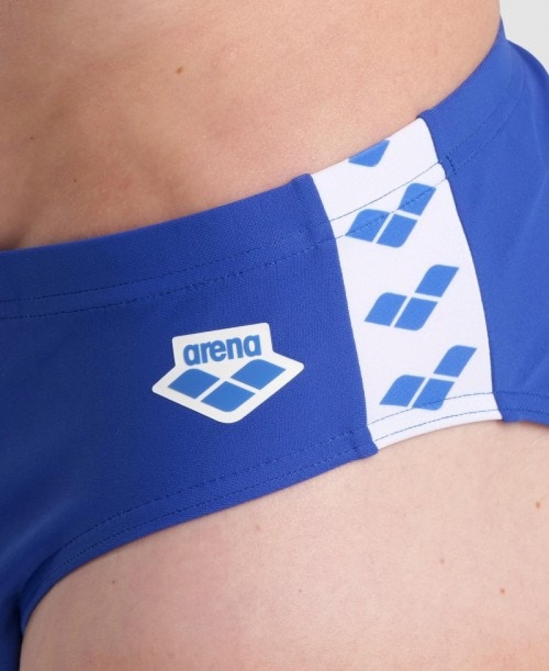 Blue Arena Icons Solid Men's Briefs | 80789093