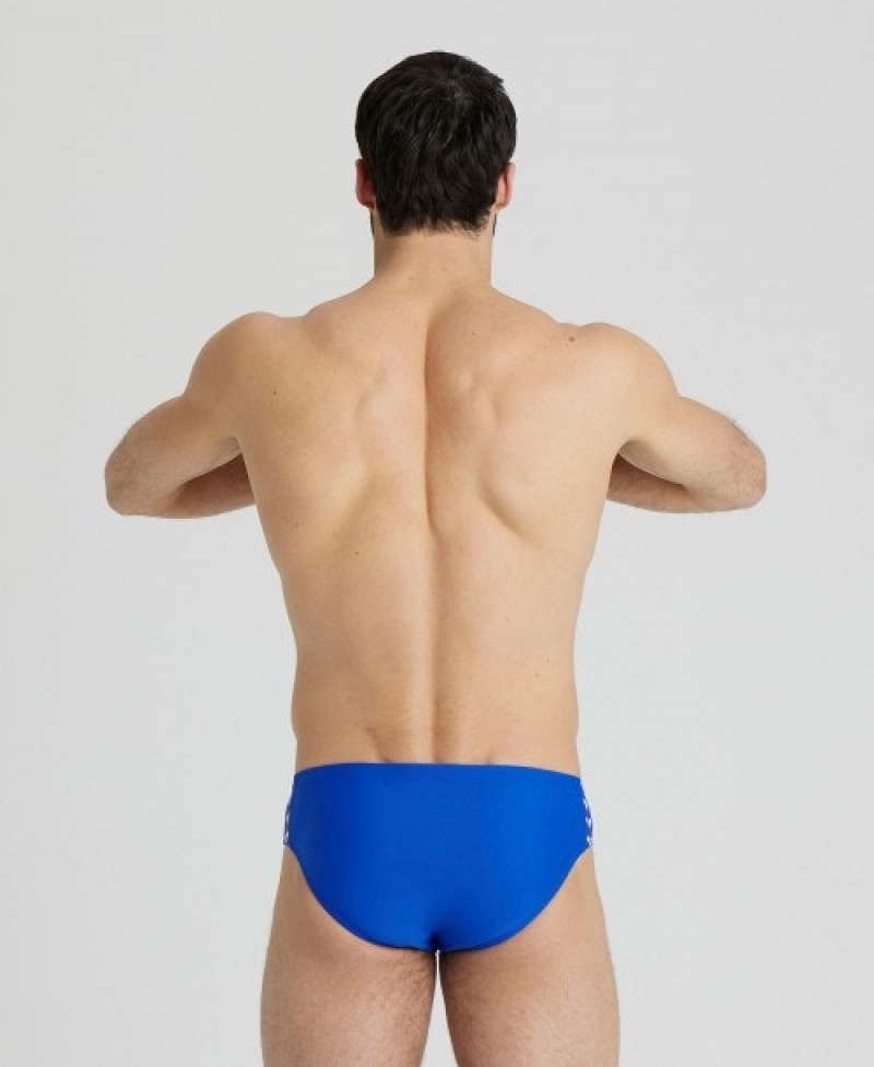 Blue Arena Icons Solid Men's Briefs | 80789093